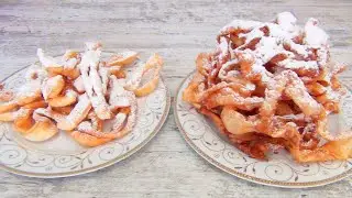 2 вида вкуснейшего хвороста на кефире Хочешь мягкий, хочешь хрустящий