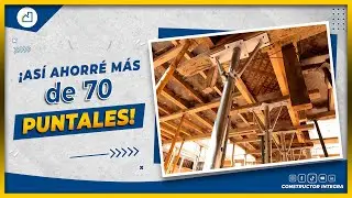 🤔¿CÓMO AHORRAR PUNTALES EN EL ENCOFRADO?🤔 | ✅Adaptador T para puntales metalicos✅