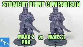 Side-by-Side Comparison: The Mars 2 Pro & Mars 3 Print Results