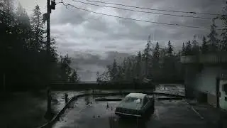 Relax with Rising and Falling Rain Sounds & Gentle Wind | A Calming Sound Journey