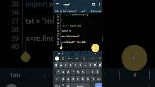 11 RegEx start with character ^ , RegEx metacharacters in Python