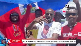 Flash! Moun wanament kanpe an Grenadye Alaso anfas militè Dominiken yo ki pa vle yo fouye kanal la