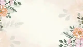 4K Wedding Floral Invitation Background Video | Stocklate #backgroundvideo
