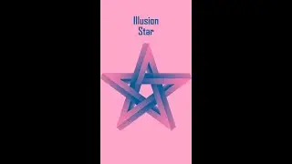 How To Make Illusion Star In Illustrator | Geometric Design