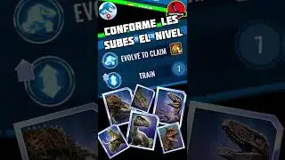 ⚠️PUNTOS DE ENTRENAMIENTO en JURASSIC WORLD ALIVE⚠️EVOLUCIÓN de DINOSAURIOS OMEGA al MÁXIMO NIVEL