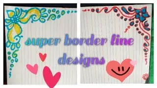 Border line designs for project /