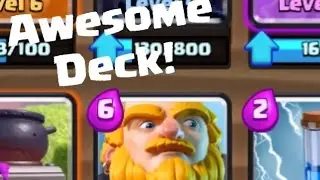 AWESOME NEW ROYAL GIANT FURNACE DECK | Clash Royale