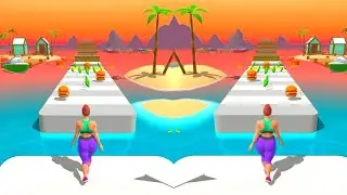 Fat 2 fit Vs Rps rush🥒🍔🥒 all level gameplay iOS & android
