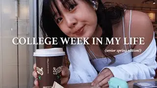 A Typical Week at UChicago (senior spring edition!)