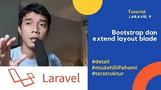 Tutorial CRUD Laravel 9 - Bootstrap dan extend layout blade