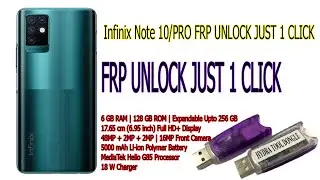 Infinix Note 10 FRP Unlock Hydra MTK Tool