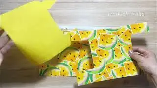 Diy easy sewing box pouch at home | How to make a beautiful box pouch | Sewing bag tutorial