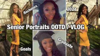 SENIOR PORTRAITS OOTD + MINI VLOG! 💕 *bachelors*
