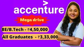 Accenture hiring Freshers | Recruitment 2022 | Mega drive for freshers