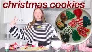 make christmas cookies with me to get into the holiday spirit
