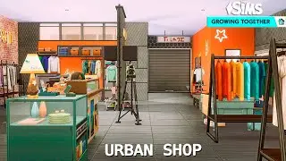 San Sequoia 🏙 Urban Shop Clothes , Bar & Bubble Tea || NoCC  | The Sims 4 | Stop Motion
