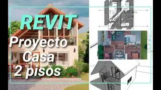 PROYECTO REVIT DESDE 0- 1- CURSO REVIT  CASA 2 PISOS