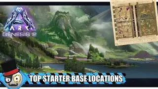 ARK Genesis 2 - Best Base Locations - Top 5 Starter Base Locations