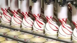World Amazing Automatic Ice Cream Production Line Modern Food Processing Factory