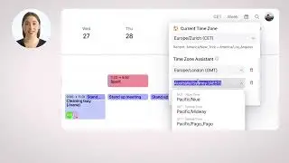 View multiple time zones in your calendar