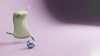 Flour Sack Kicking a Ball Animation