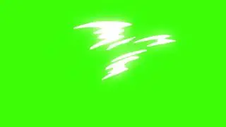 Lightning FX - Energy Flash Animation on Green Screen
