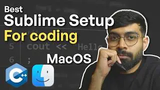 Run C++ in Sublime Text on Mac (MacBook) | Step-by-Step Setup
