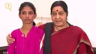 Sushma Swaraj appeals people to help Indian girl brought back from Pakistan