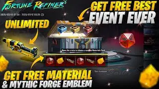 Get Free Guaranteed Materials & Mythic Emblem | 100% Legit Free materials by PUBGM official  | BGMI