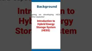 Introduction to Hybrid Energy Storage System for Transport Vehicles