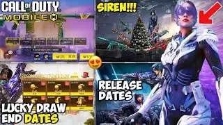 Finally! Mythic Siren | Lucky Draw Release Dates | Christmas Series Armory | COD Mobile | CODM