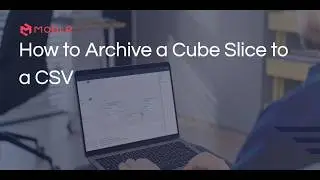 Archive a cube slice to a CSV - MODLR - Visual Process Tutorial