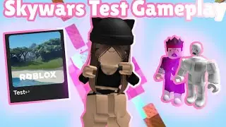 Test Gameplay!!! (Roblox Skywars)