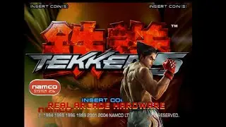 Tekken 5 Version 5.0 real arcade Kazuya Mishima gameplay Namco System 256 HD 60FPS