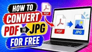 How To Convert PDF To JPG for Free | PDF To JPG Converter