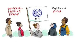 How does the world of work contribute to peace?