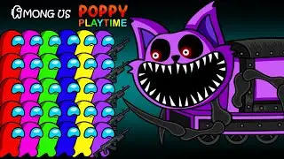 어몽어스Among Us VS Catnap Poppy Playtime Character | AMONG US FUNNY ANIMATION