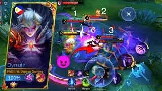 Tank Build Dyrroth 😱🔥 | #dyrroth #mobilelegends #mlbb @MobileLegends5v5MOBA