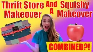 A Thrift Store Makeover AND A Squishy Makeover COMBINED?! Inspired by Disney's Snow White!
