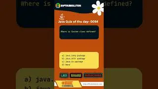 Java Quiz of the day - 0054 🔥