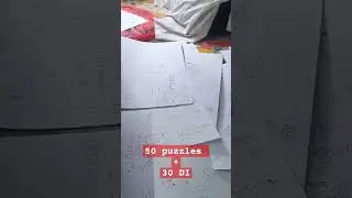 RRB PO PRE / 50 puzzles + 30 DI / Daily target 