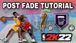 How to shoot a POST FADE in NBA 2K22 *VERY OP*