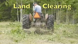 EXTREME Land Clearing then SUPER Stuck Tractor