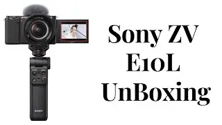 Sony Vlogging Camera ZV E10 Camera Silent Un-Boxing 2023