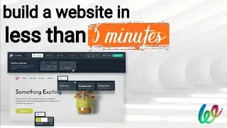 Build a website in less than 5 minutes without programming or design🙃| wuilt
