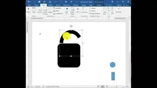 How to make a lock icon in MS word