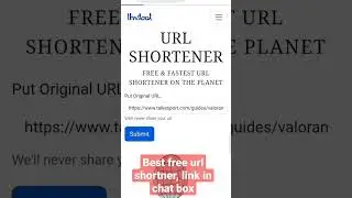 Best URL shortener and Free