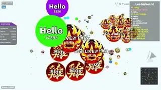 AGAR.IO SERVER TAKEOVER WITH BOTS #948 || OP-BOTS.COM