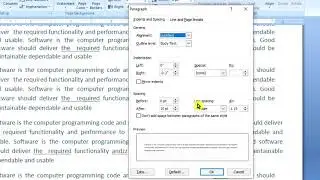 Part-26 Paragraph indent and line spacing in ms word in Telugu