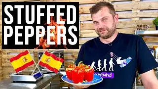 COD STUFFED BELL PEPPERS & TINTO DE VERANO DRINK | Chef's Gear Recipes